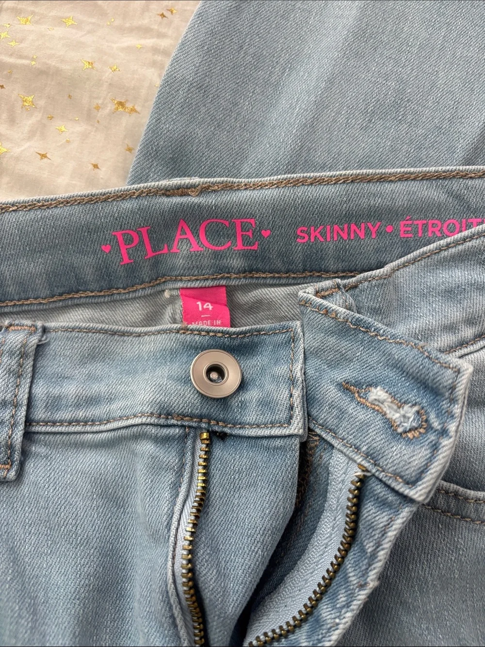 The Children's Place Light Blue Skinny Jeans for Kids